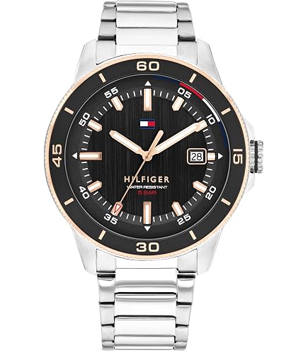 Amazon.com: Tommy Hilfiger Men's Bold Dive-Inspired Watch – 3H
